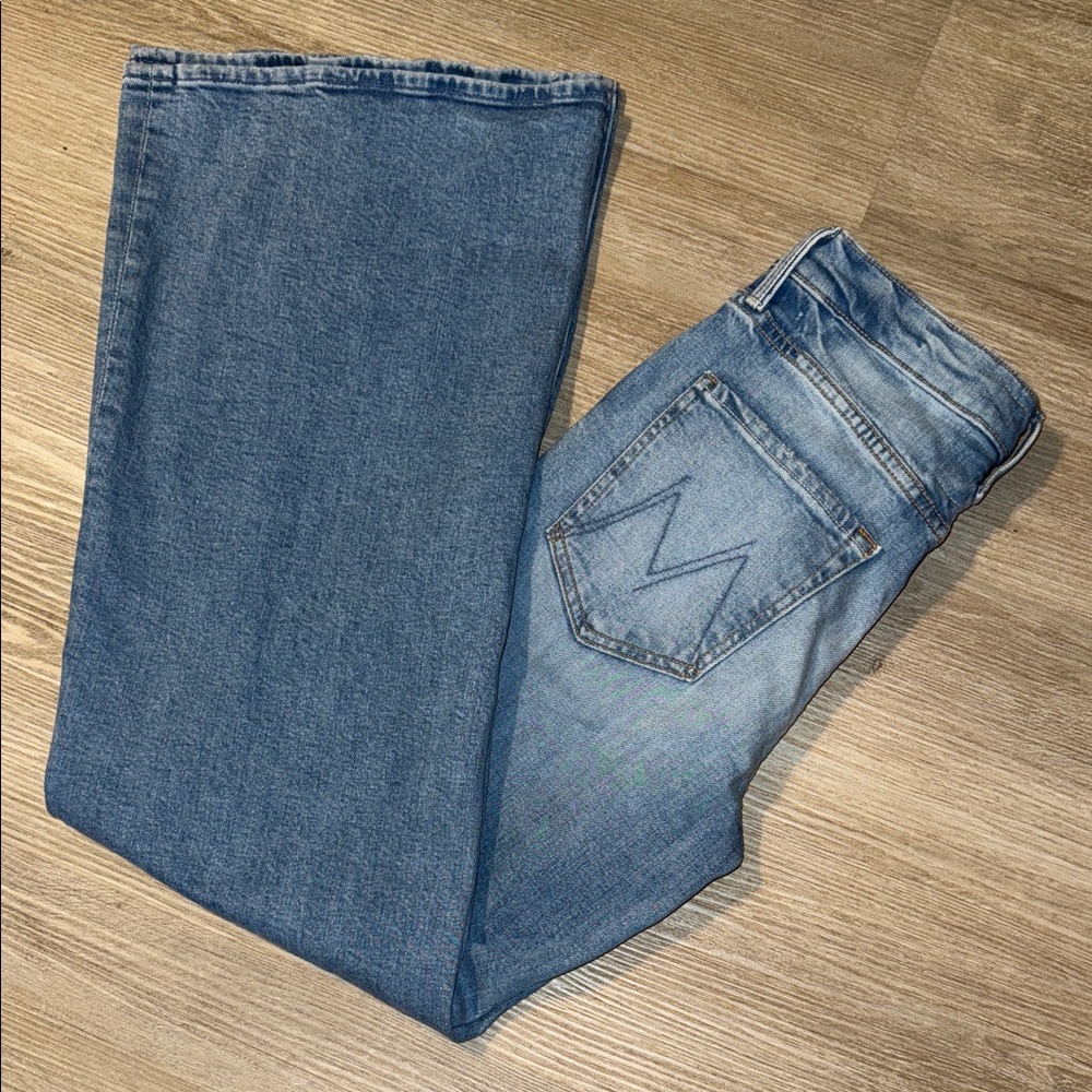 MOTHER Wide Leg superior the tomcat roller I confess 27 jeans high rise - Picture 3 of 4